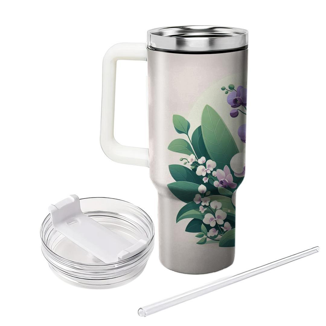 Serene Orchid Breeze  Unique Tumblers