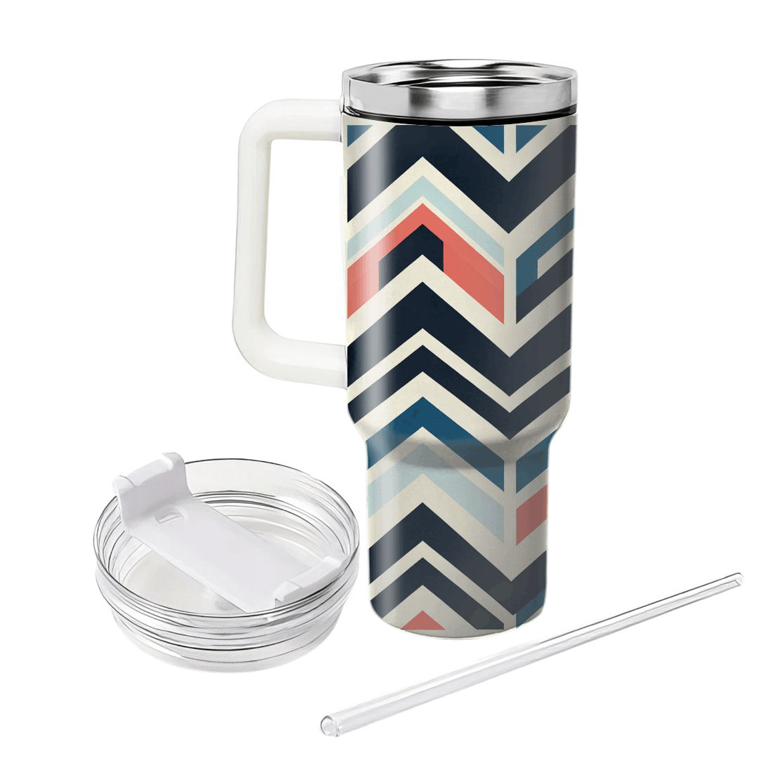 Stylish Chevron Pattern  Custom Tumblers