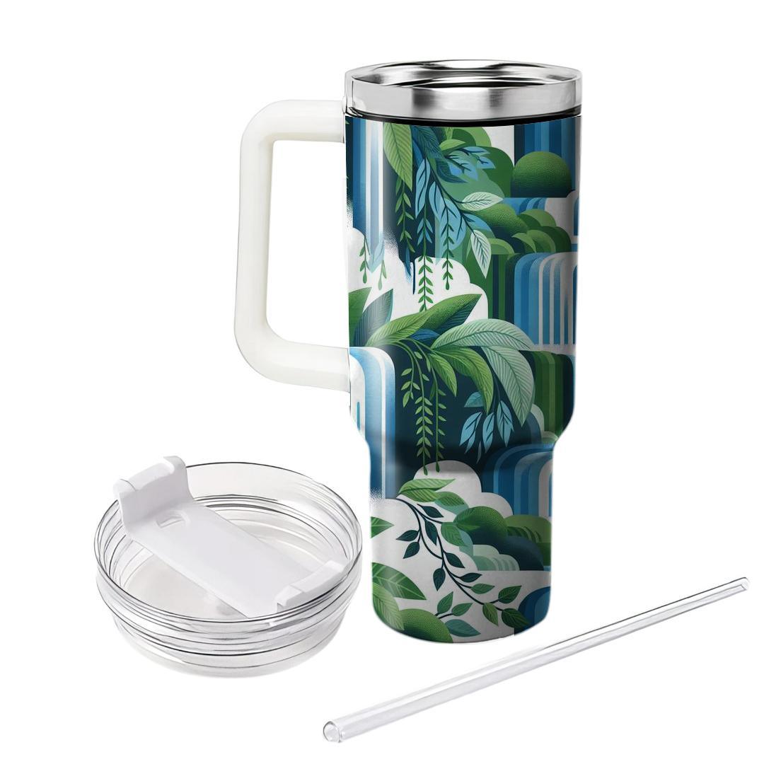 Cascading Waterfall  Insulated Tumblers