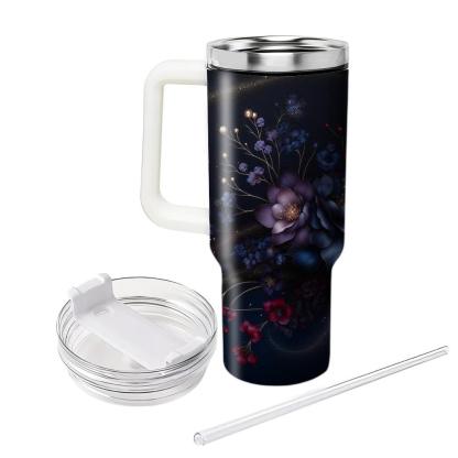 Midnight Garden Majesty  Tumbler Cups