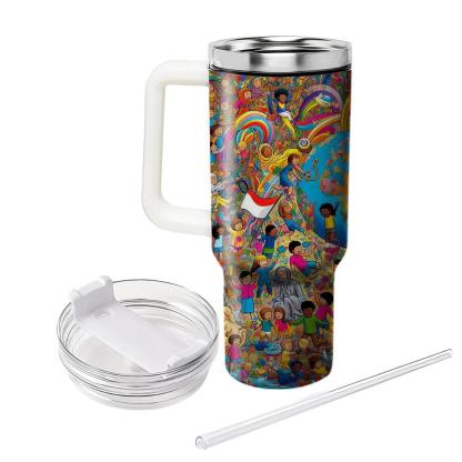 Reflections Of Joy - International Children’s Day  Tumblers With Lids