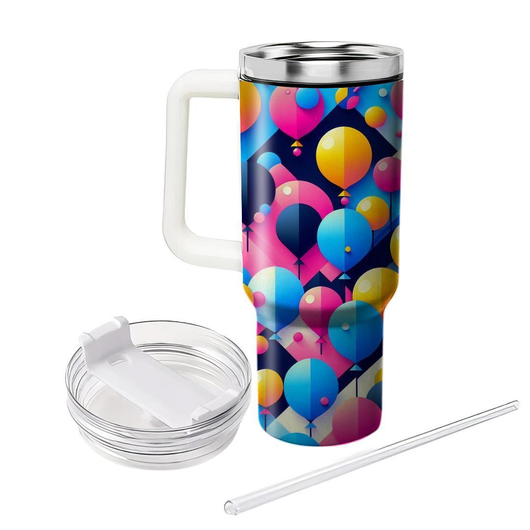 Festive Balloon Design  Tumblers For Gifts