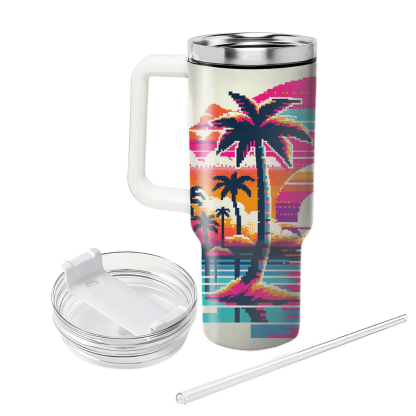 Pixel Paradise  Custom Tumblers