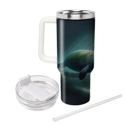 Gentle Giant Manatee  Travel Tumblers