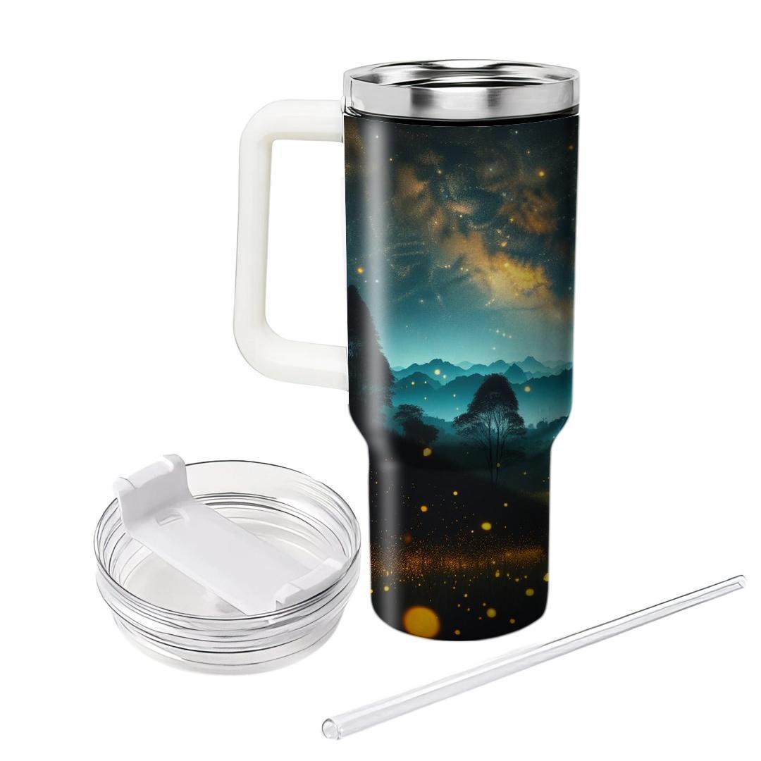 Magical Firefly Night  Travel Tumblers