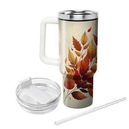 Autumn Leafy Retreat  Travel Tumblers