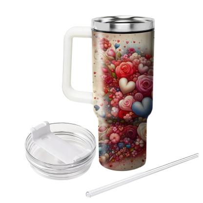 Reflections Of Love - Valentine’s Day  Tumblers With Lids
