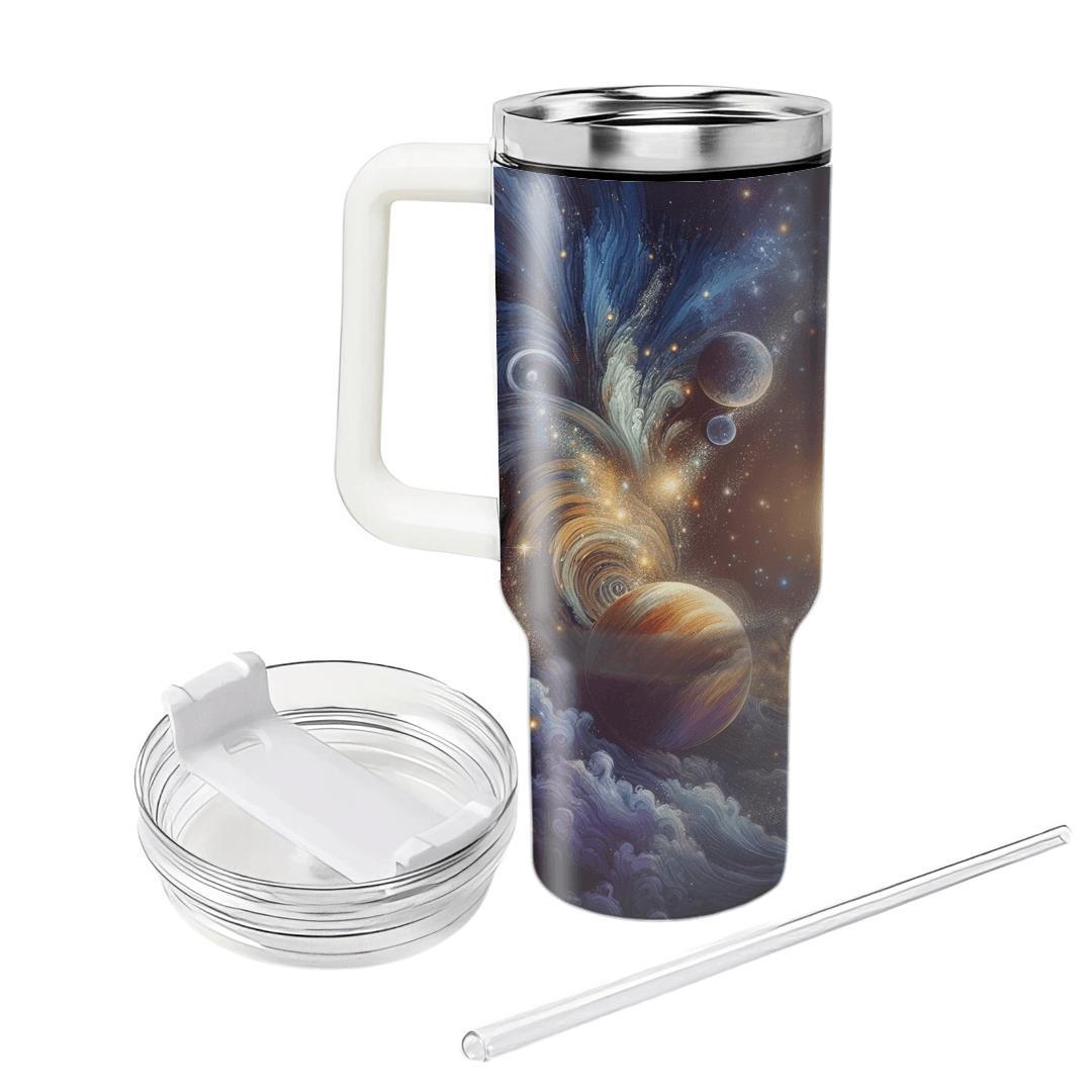 Cosmic Harmony - Space Exploration Day  Decorative Tumblers