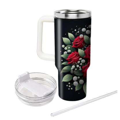 Eternal Rose Romance  Insulated Tumblers