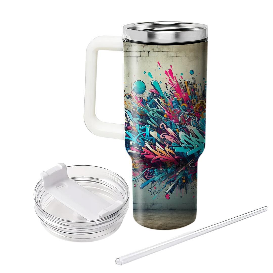 Colorful Graffiti  Insulated Tumblers