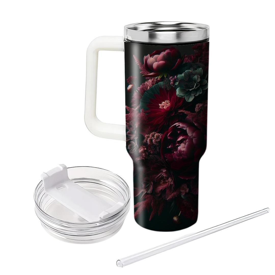Regal Floral Opulence  Tumbler Cups