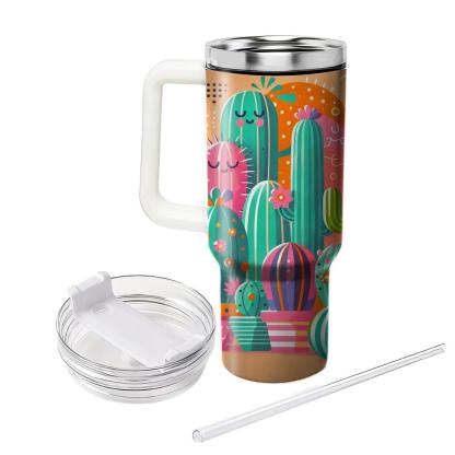 Kitsch Cactus  Personalized Tumblers
