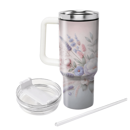 Serene Floral Dream  Travel Tumblers