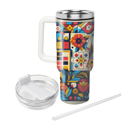Creative Collage Travel Tumblers