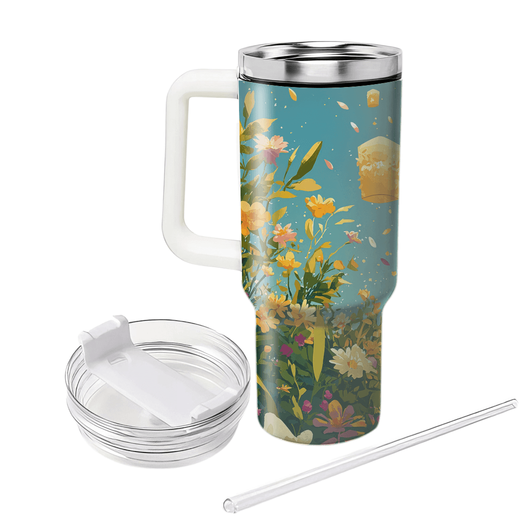 Rapunzel's Enchanted Garden Poster Decorative Tumblers