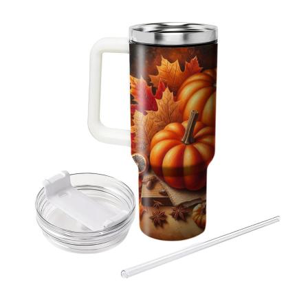 Autumn Pumpkin Spice Bliss  Tumbler Cups