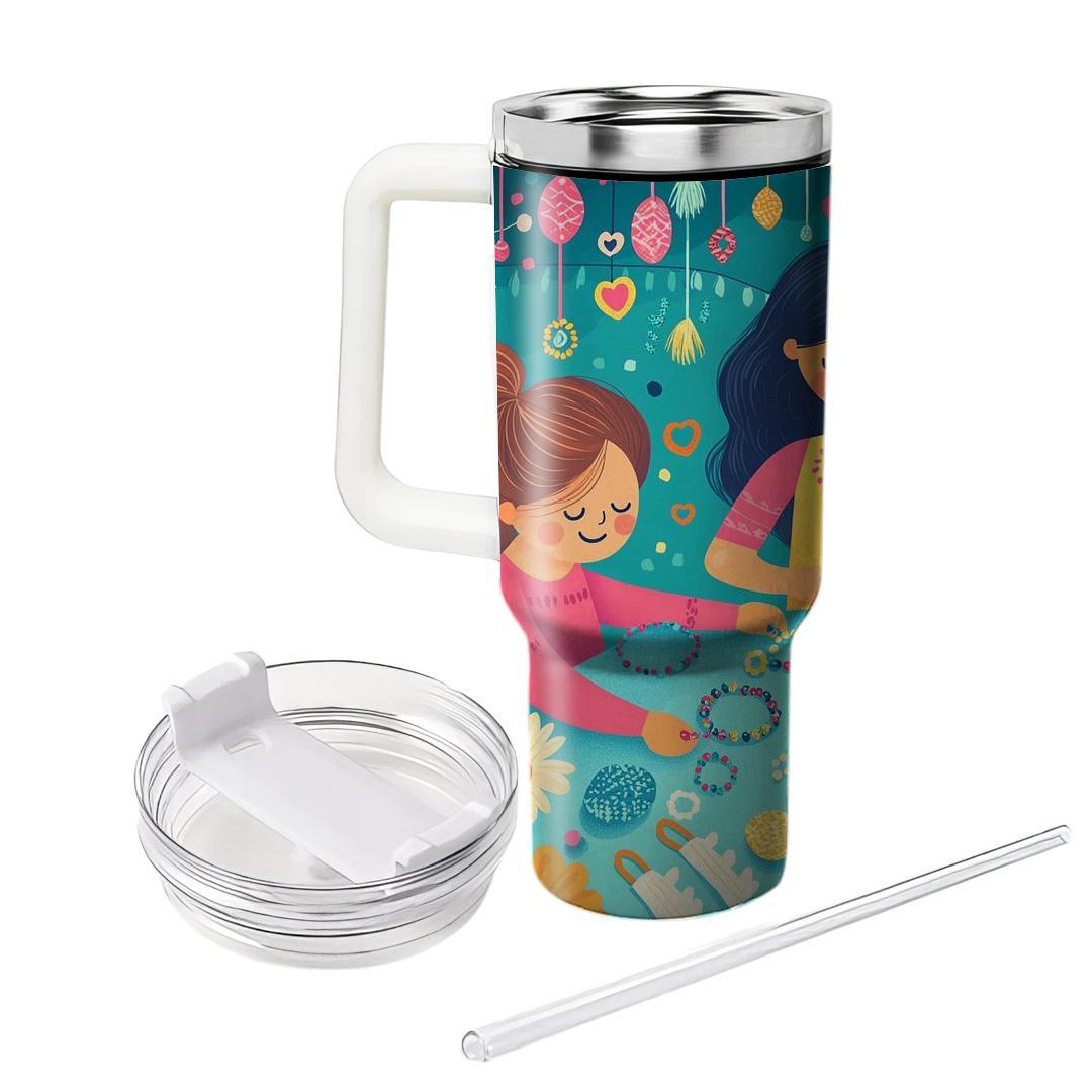 Woven With Love: A Family Friendship Bracelet Day Unique Tumblers