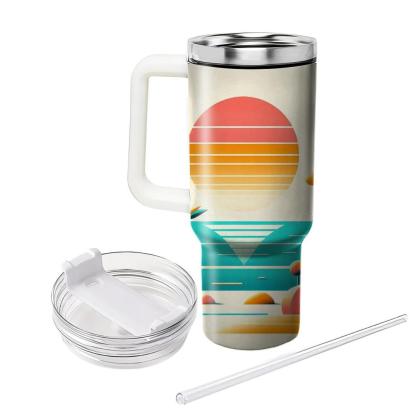 Tropical Miami  Personalized Tumblers