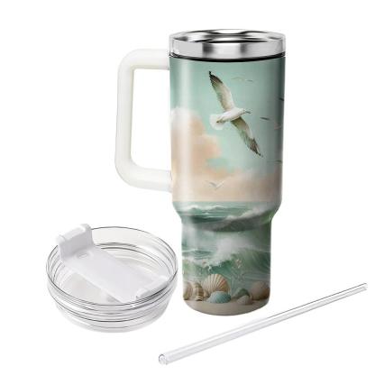 Coastal Summer Breeze  Travel Tumblers