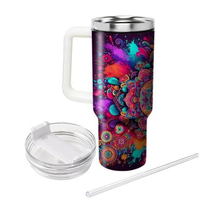 Kaleidoscope Of Culture - A Unique Festival Of Colors  Tumbler Cups
