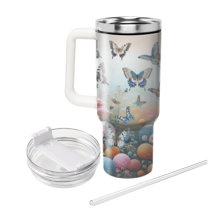 Elegant Butterfly Garden  Tumbler Cups