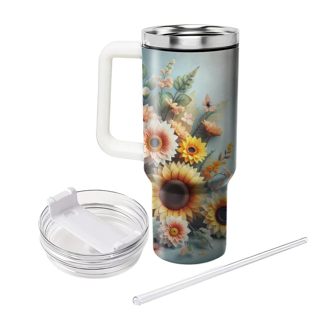 Spring Sunshine & Blooms  Travel Tumblers