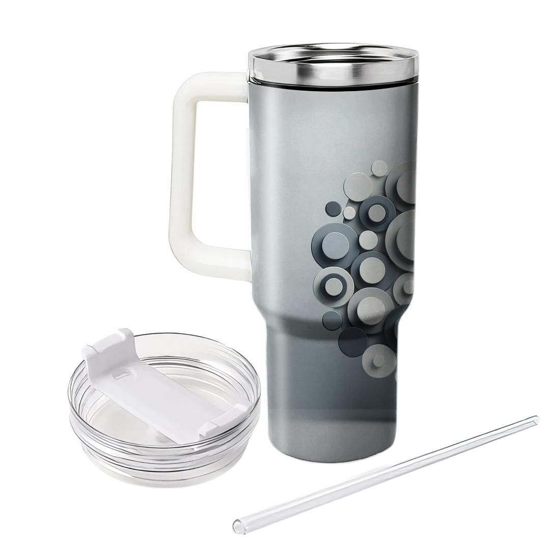 Minimalist Circle Grid  Custom Tumblers