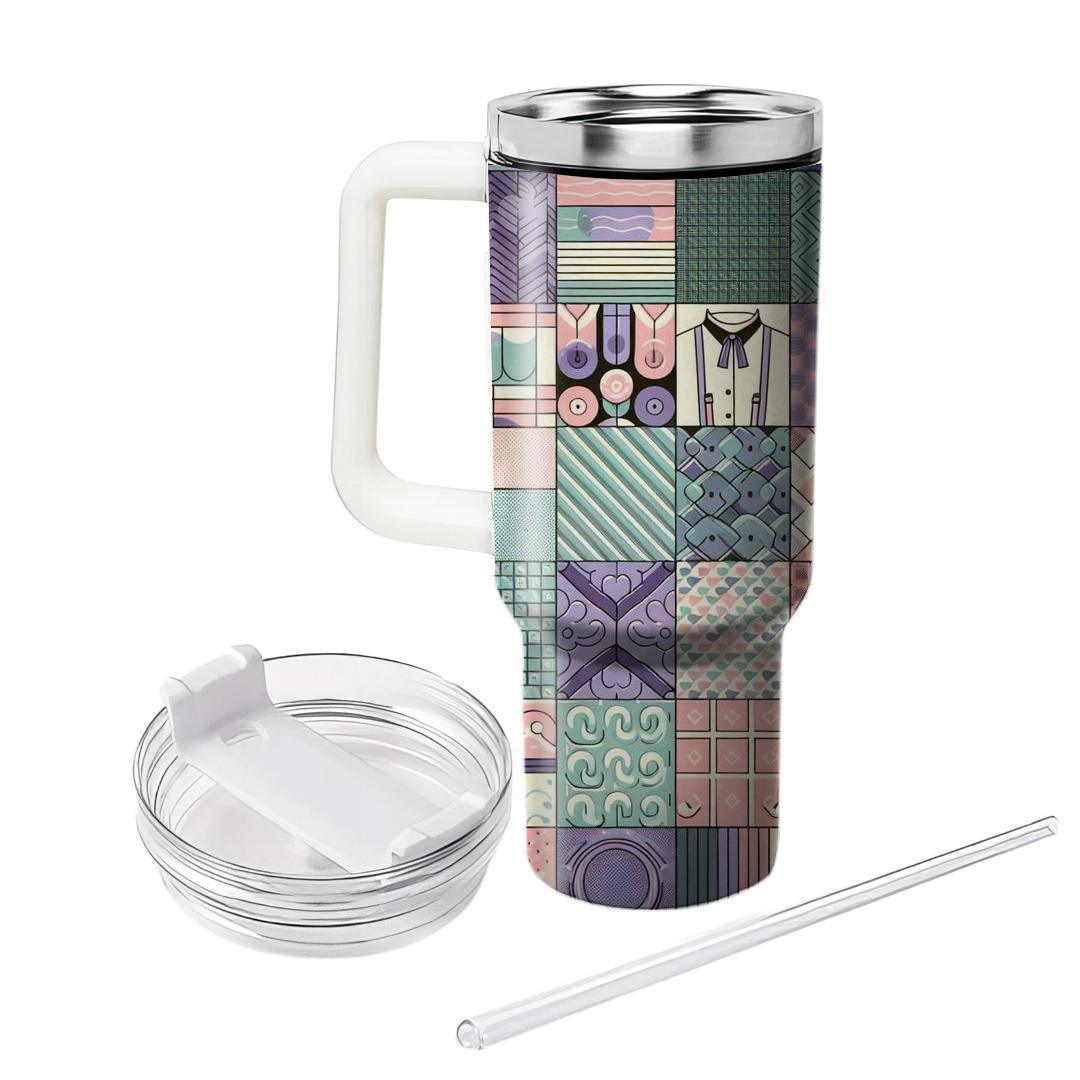 Chic Retro Florals  Travel Tumblers