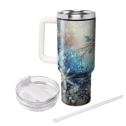 Glistening Winter Morning  Travel Tumblers