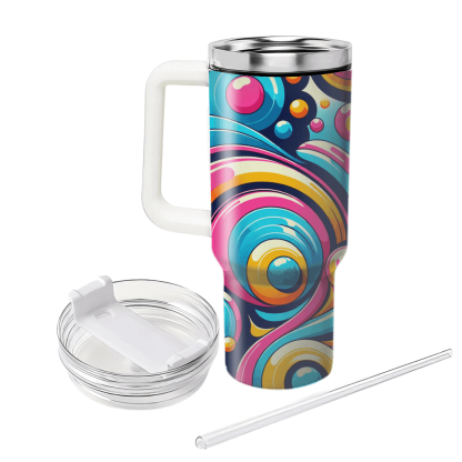 Groovy Swirls Travel Tumblers