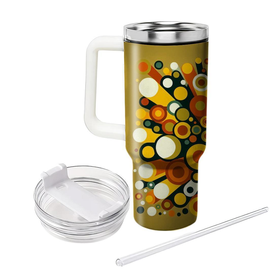 Retro Circle Explosion  Tumblers For Gifts