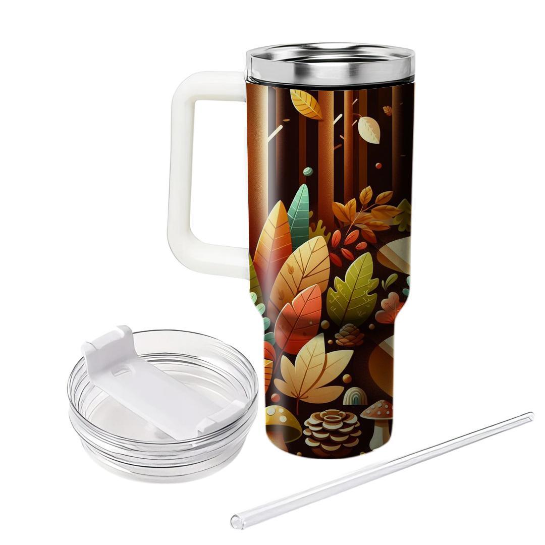 Autumn Forest Trail Adventure  Custom Tumblers