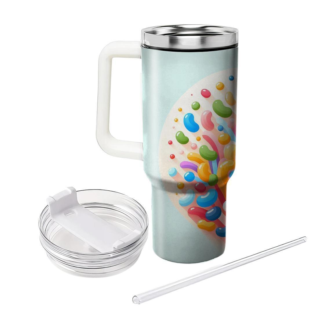 Whimsical Jellybean  Personalized Tumblers