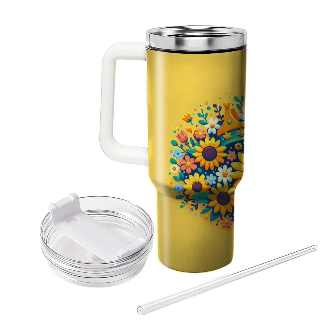 Flower Crown  Unique Tumblers
