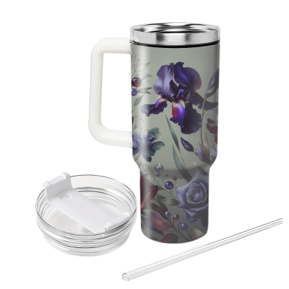 Glistening Floral Dream  Travel Tumblers