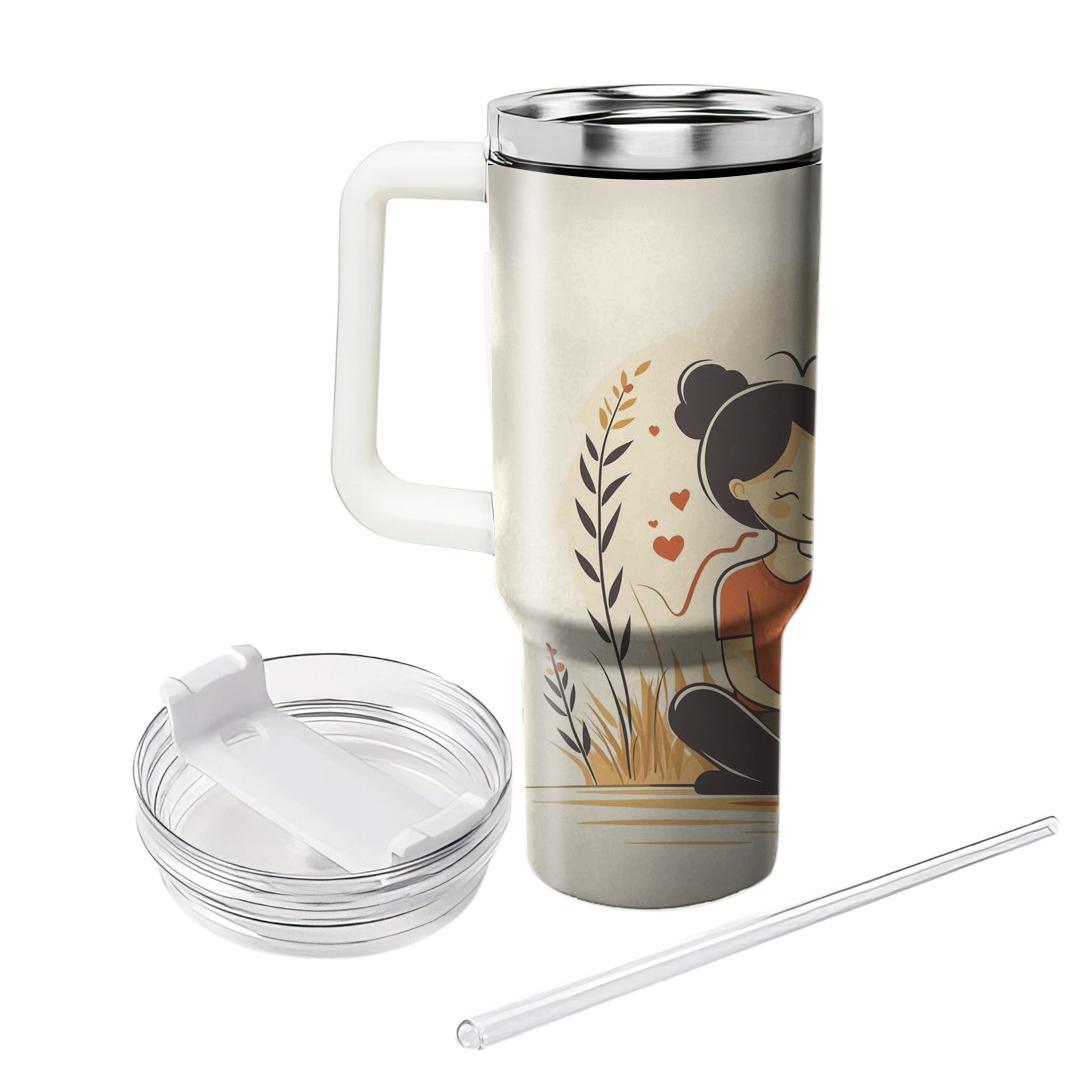 The Heartbeat Of Love: A Mother’s Unbreakable Bond Tumblers With Lids