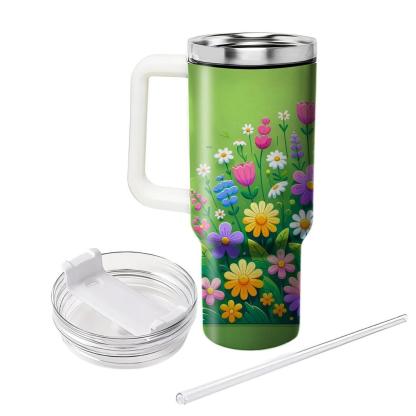 Cheerful Spring Meadow  Insulated Tumblers
