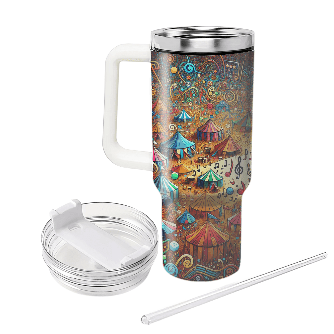 Summer Festival Vibes Travel Tumblers