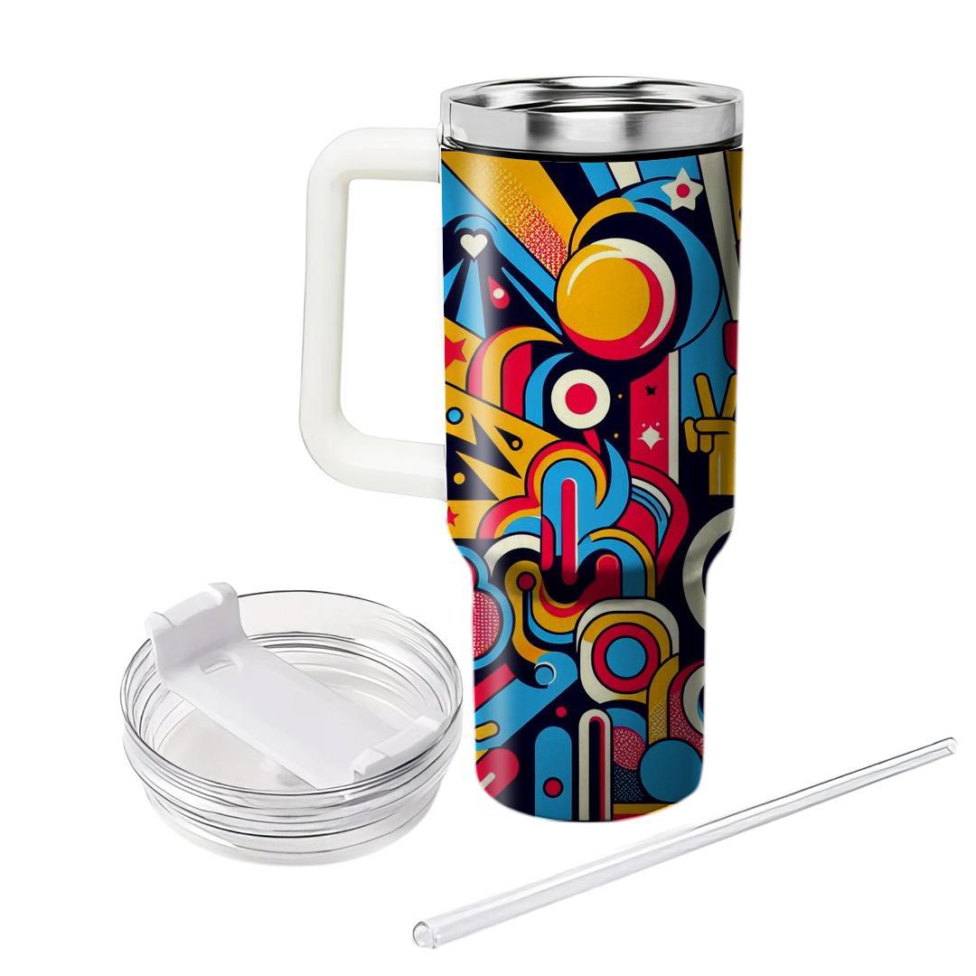 Funky Pop Art Dreams  Custom Tumblers