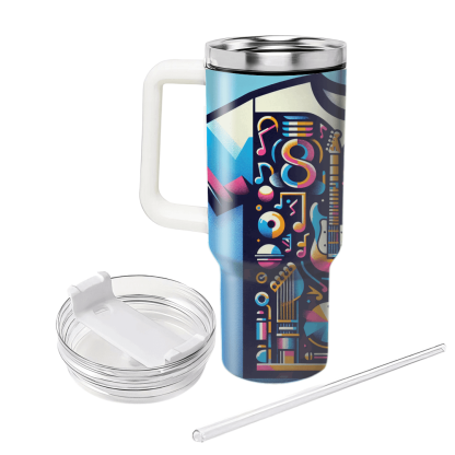 Retro 80s Music Festival T-shirt Custom Tumblers