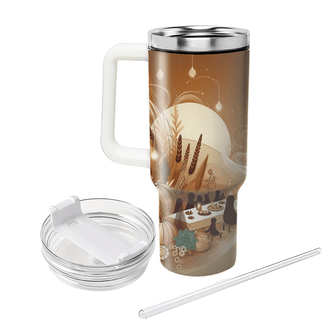 Sacred Connections - A Festive Family  Decorative Tumblers