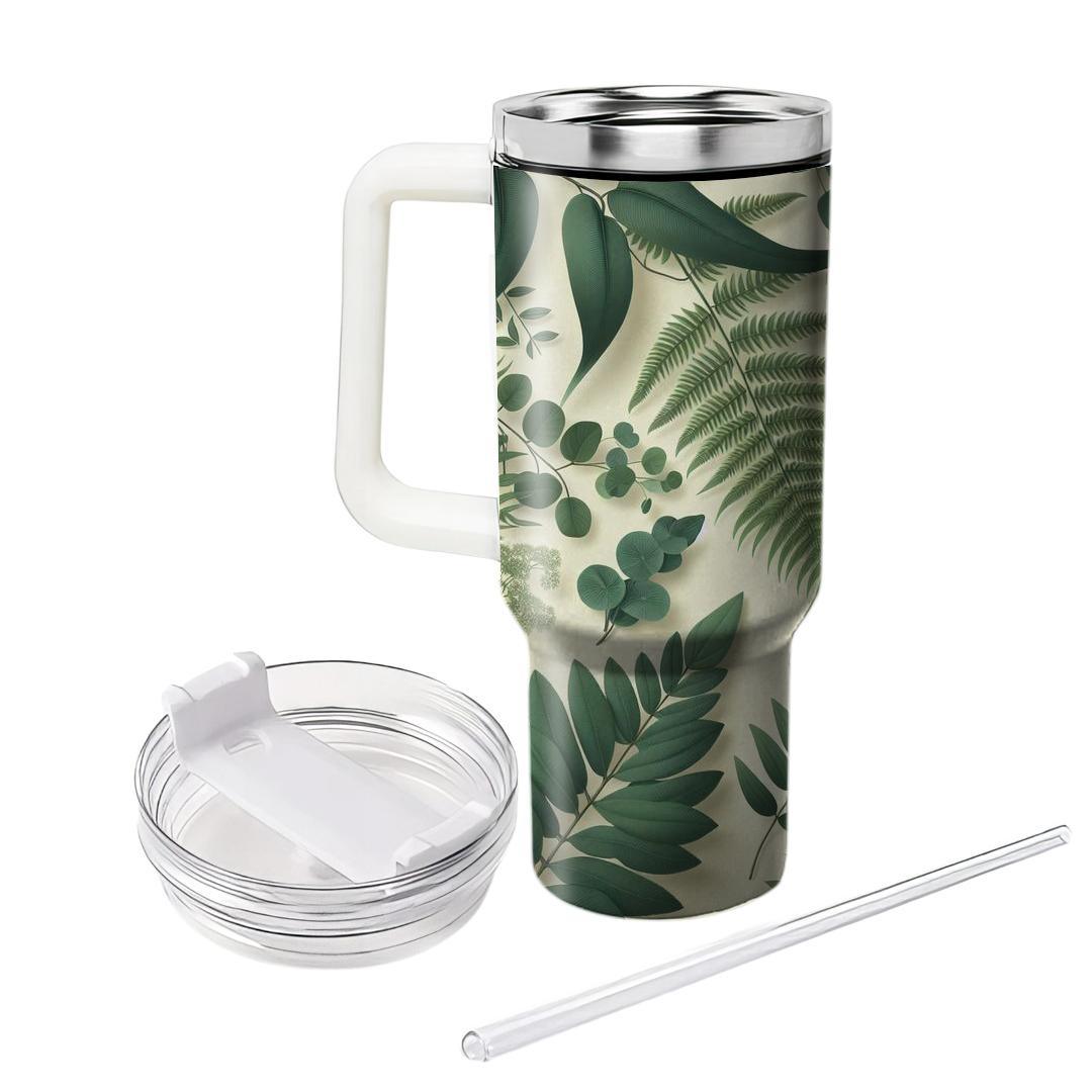 Elegant Foliage  Unique Tumblers