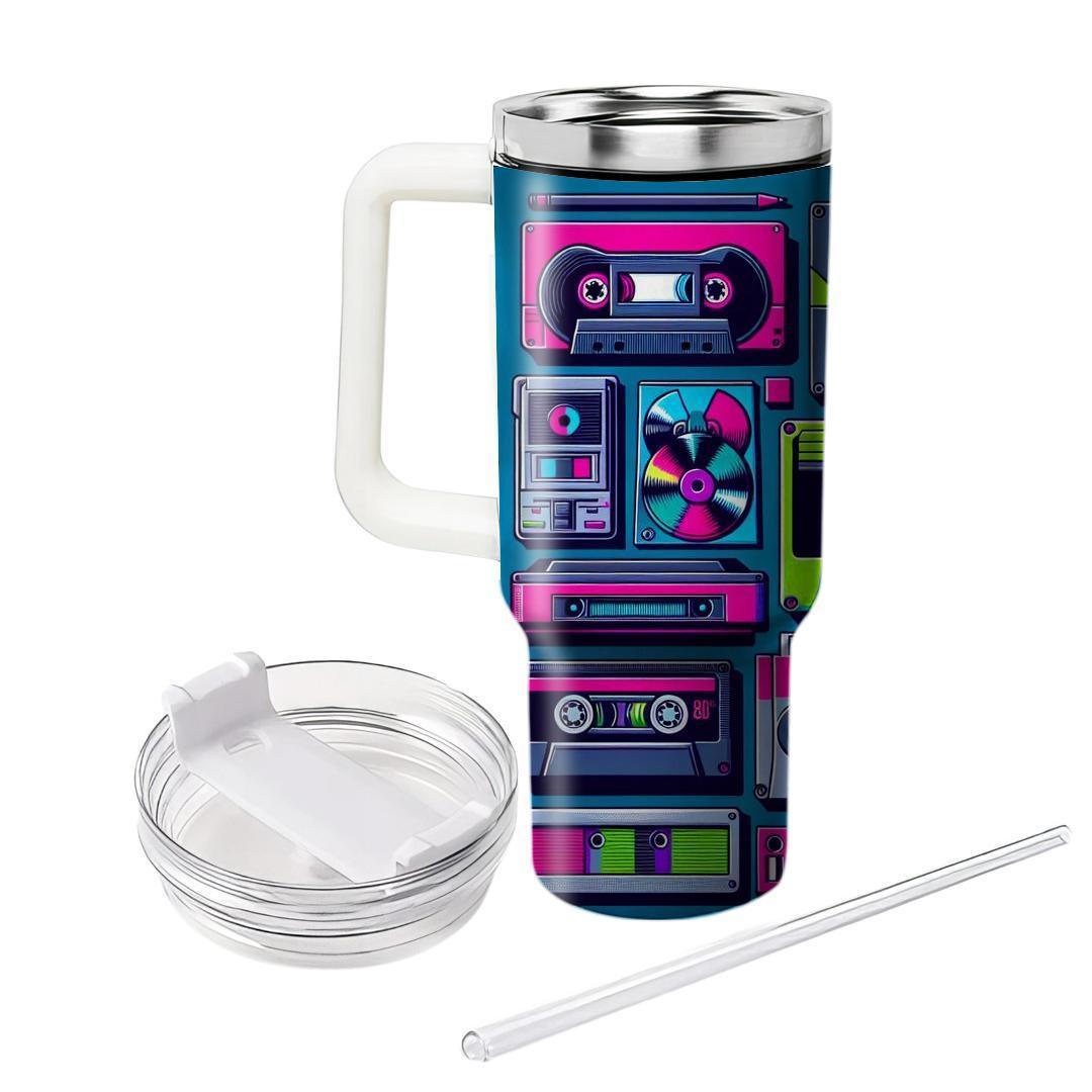 Radical Retro Tech  Personalized Tumblers