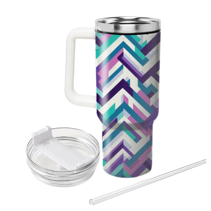 Harmonious Zigzag Rhythm  Custom Tumblers