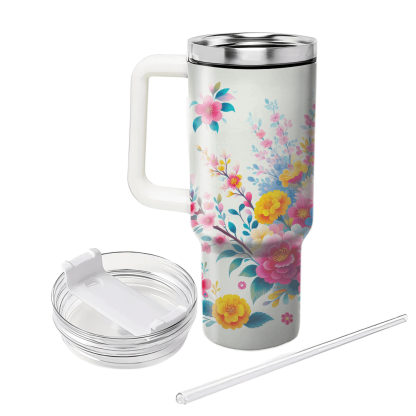 Joyful Bloom - International Flower Festivals  Travel Tumblers