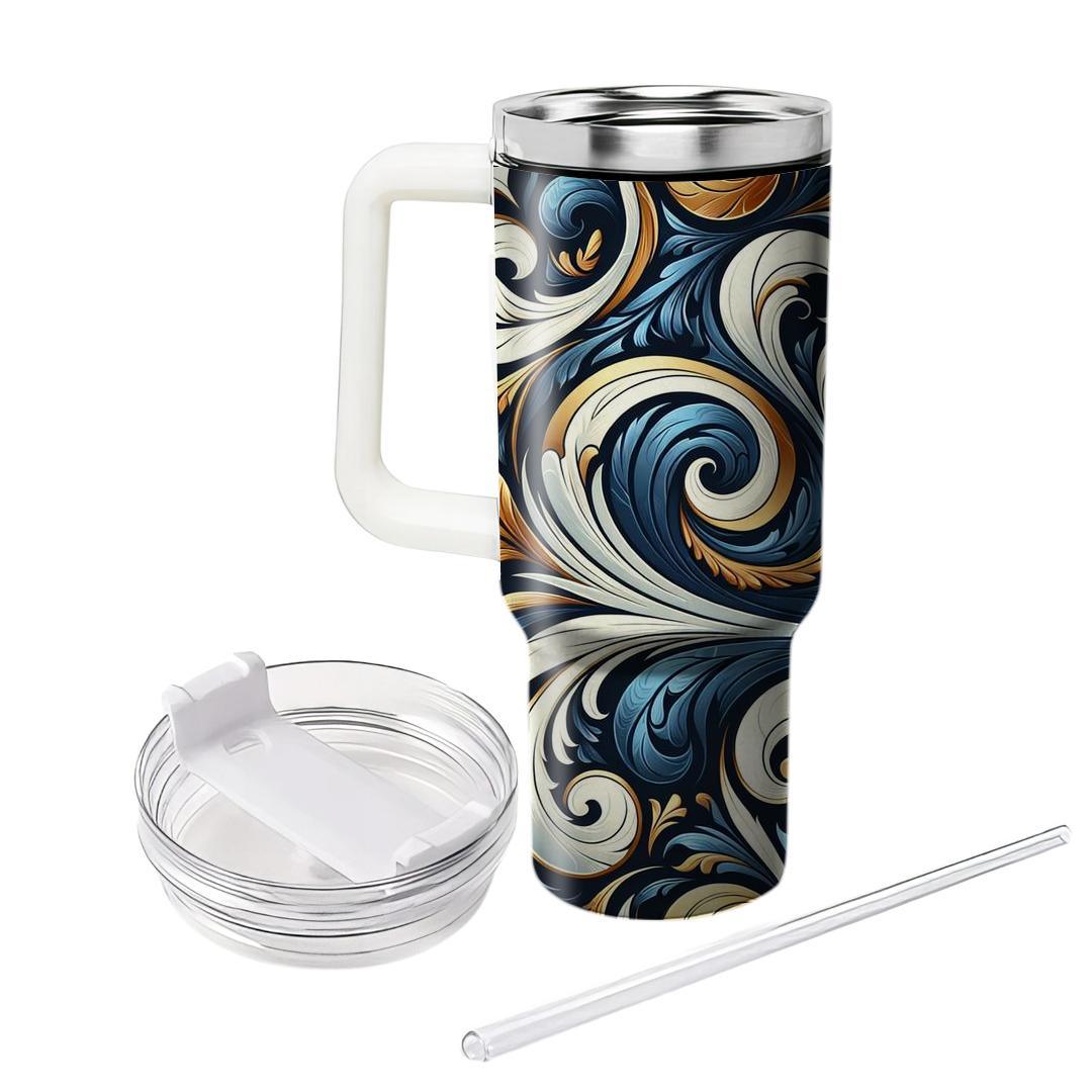 Artful Marble Swirls  Custom Tumblers