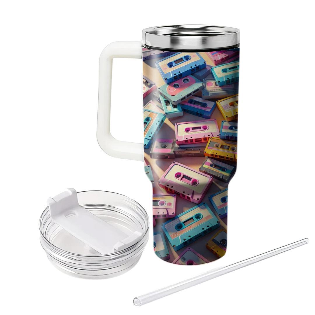 Cassette Tape Groove  Tumblers For Gifts