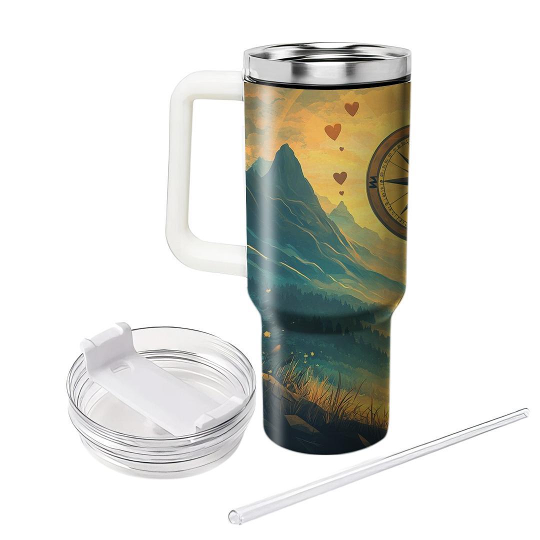 The Compass Of My Life: A Mother’s Guidance Through Challenges Tumblers With Lids