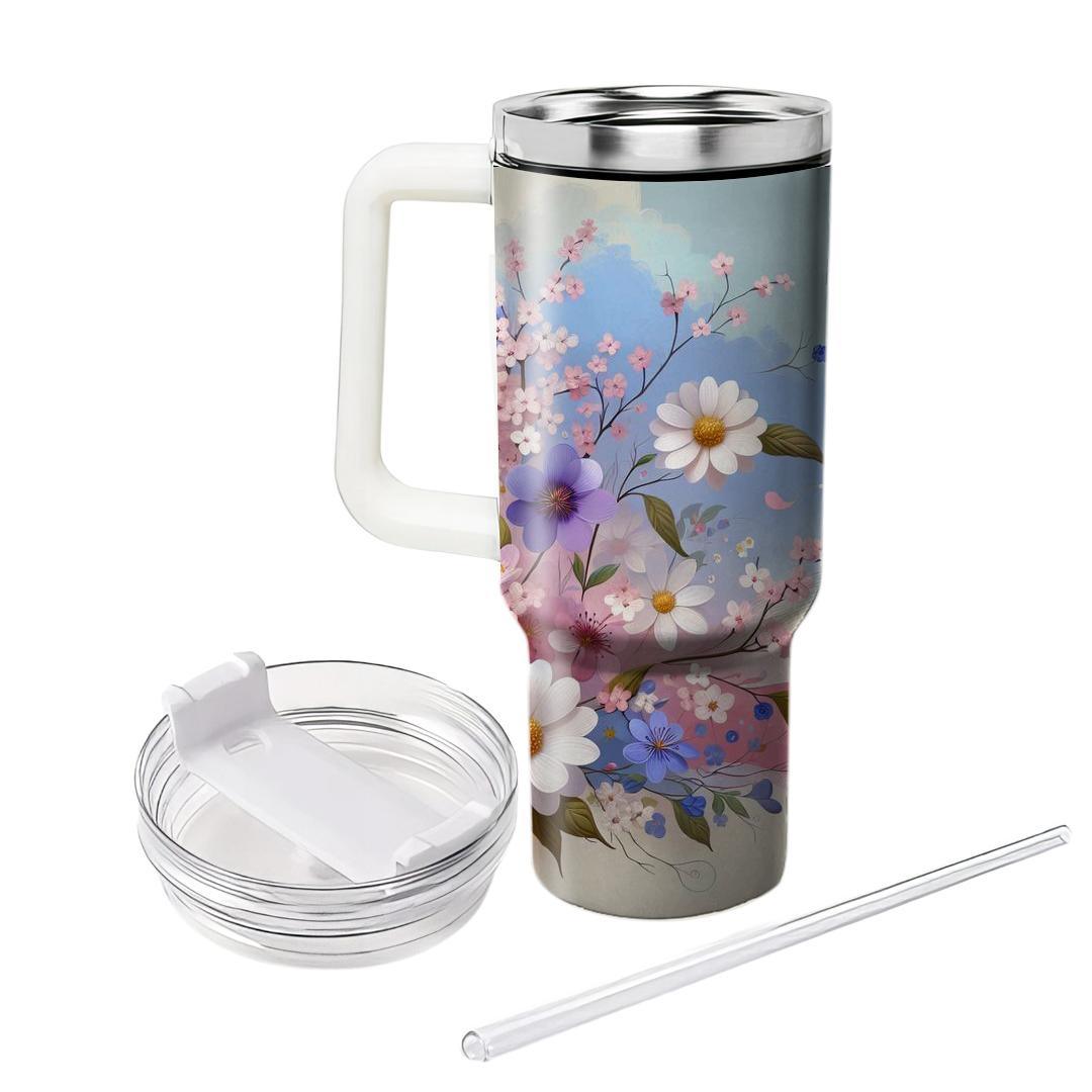 Petals In The Wind  Unique Tumblers