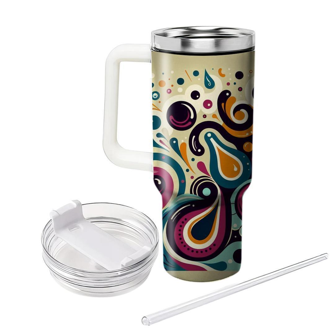 Paisley Funk Fusion  Unique Tumblers